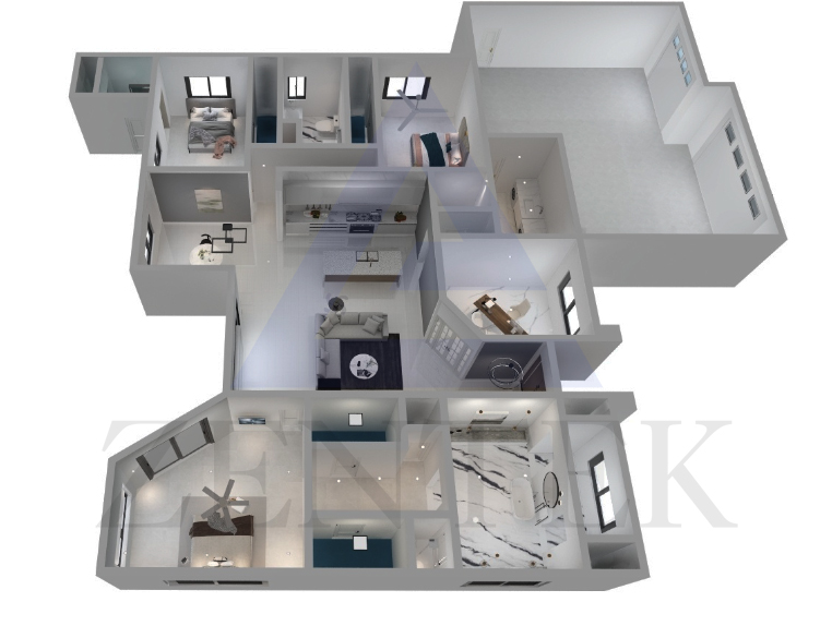 Flat Luxe Arial