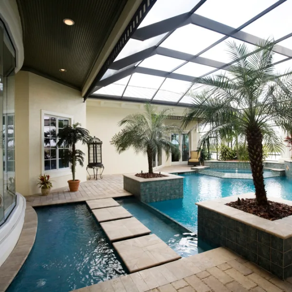 modern pool renovation